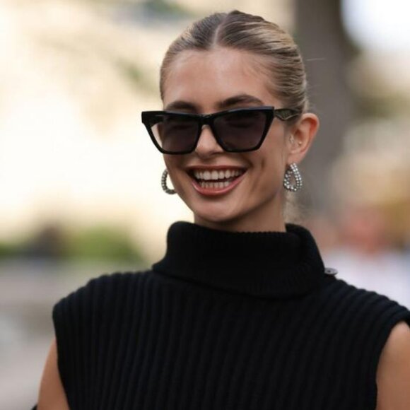 🕶️ New Saint Laurent SLM103 001 Sunglasses - Black Frame, Grey Lenses - Picture 1 of 12